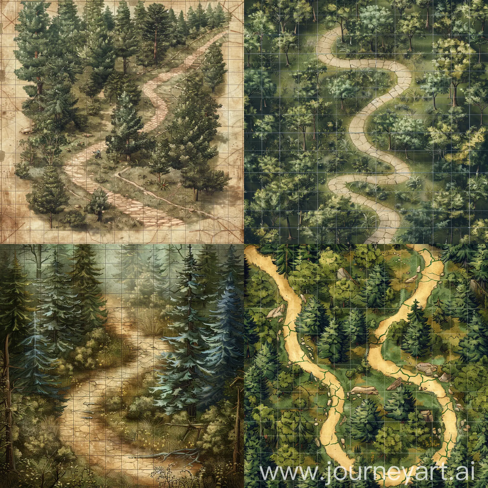 Fantasy-Forest-Battlemap-with-Grid-for-Dungeons-and-Dragons