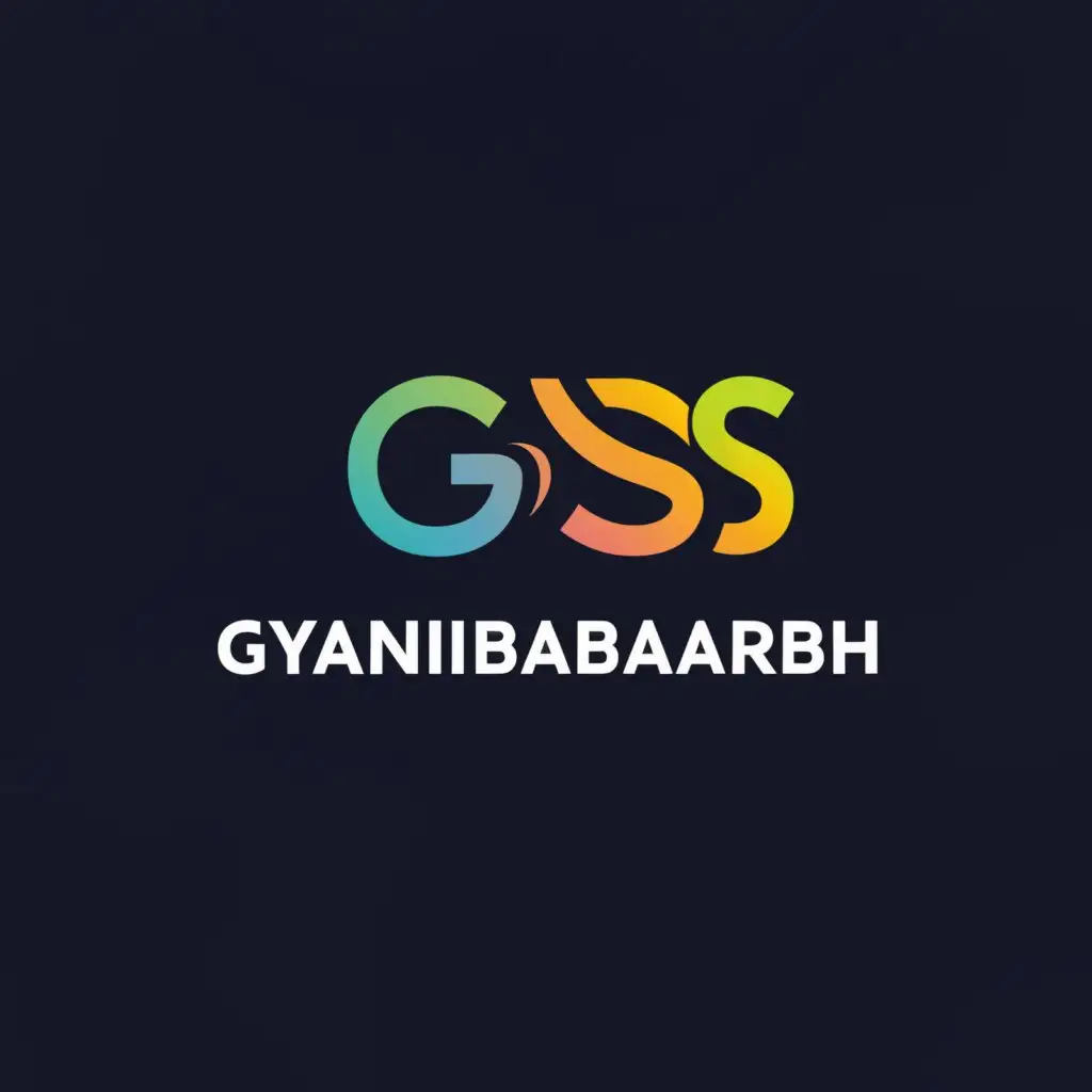 a logo design,with the text "Gyanibabasauarbh", main symbol:GBS,Moderate,be used in Technology industry,clear background