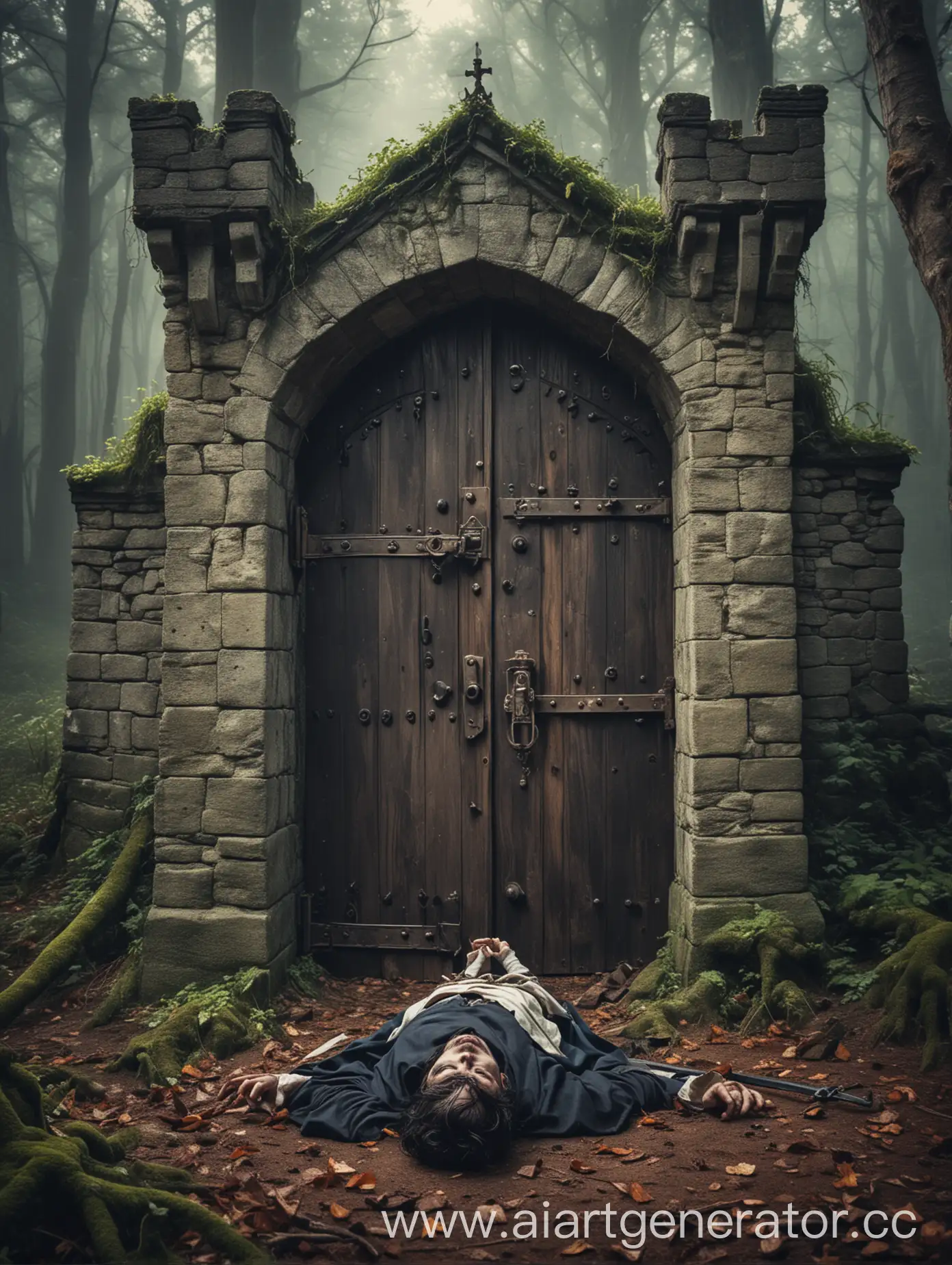 Death-of-the-King-in-a-Locked-Forest-Castle