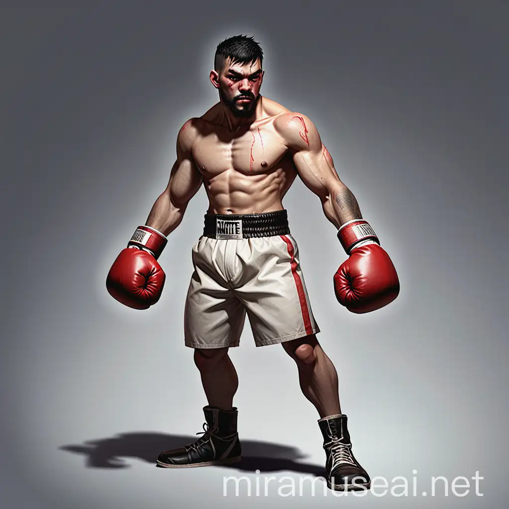Boxing Fighter Concept Art Character