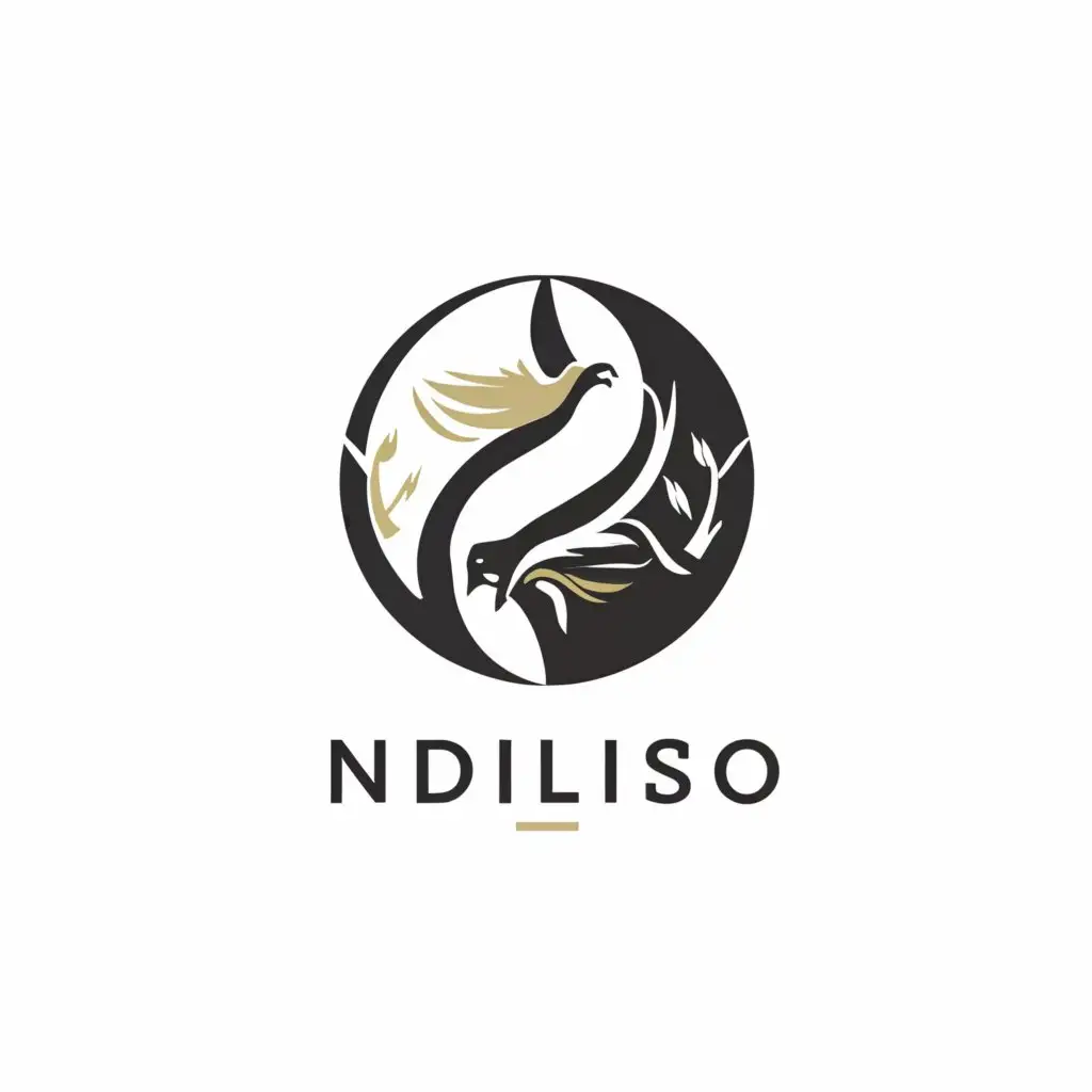 a logo design,with the text "Ndiliso", main symbol:Funeral,Moderate,clear background