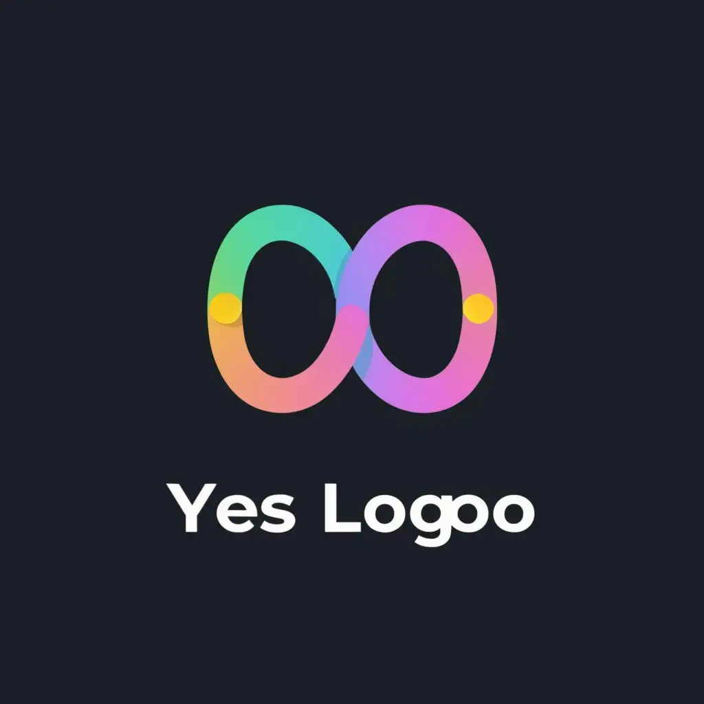 a logo design,with the text "yes logoo", main symbol:logo,Moderate,be used in Others industry,clear background