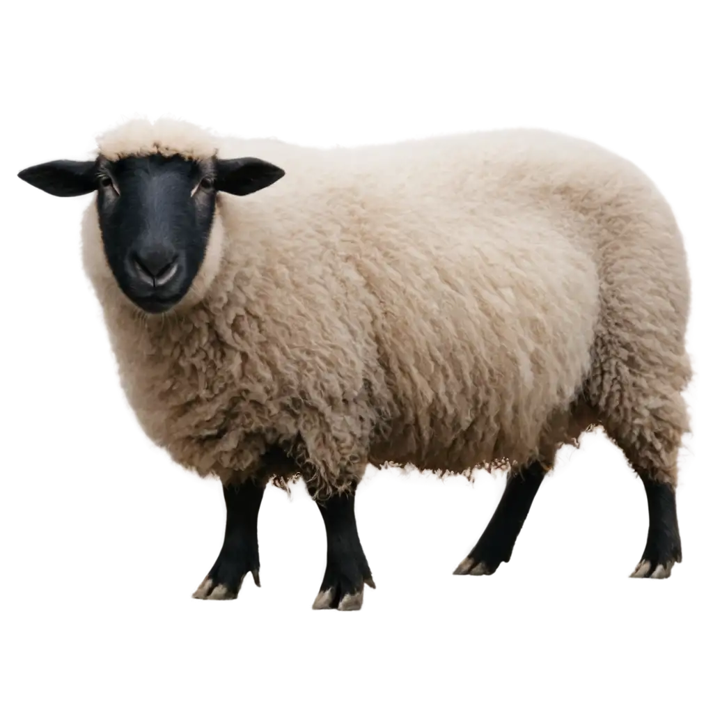 HighQuality-PNG-Image-of-a-Sheep-for-Versatile-Applications
