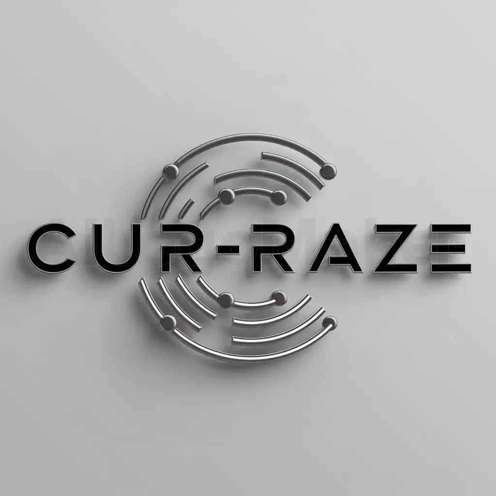 a logo design,with the text "CURRAZE", main symbol:C,complex,be used in Technology industry,clear background
