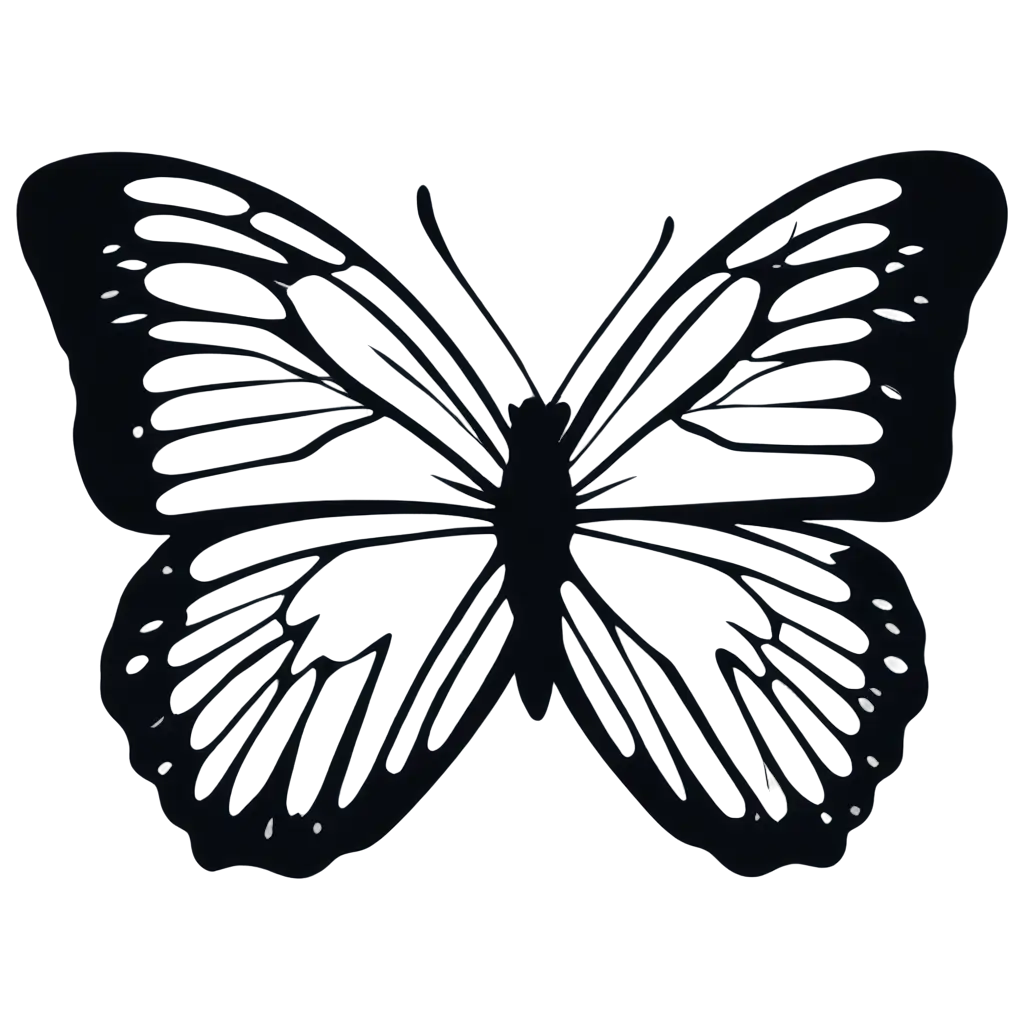 simple decorative butterfly design