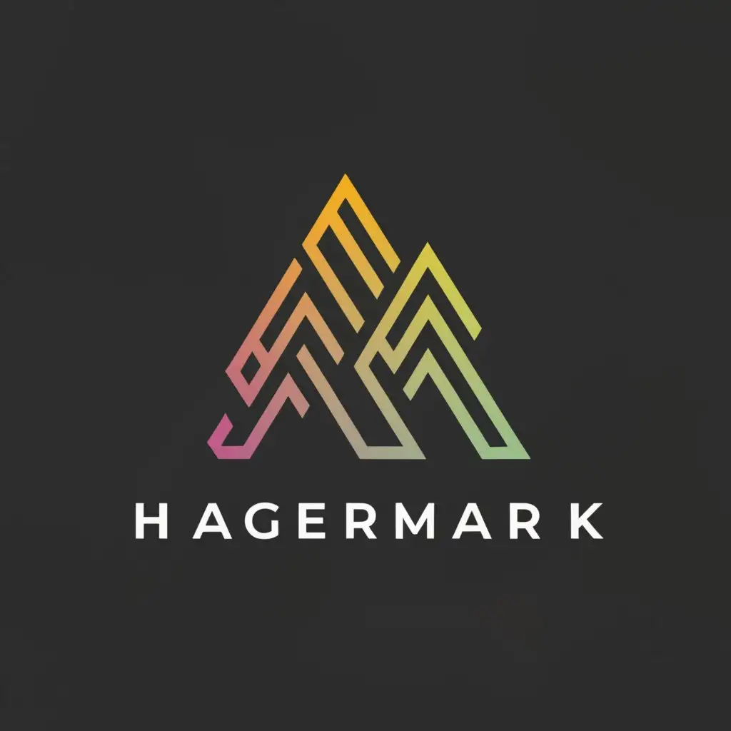 a logo design,with the text "Haegermark", main symbol:mountain,complex,be used in """
Others
""" industry,clear background