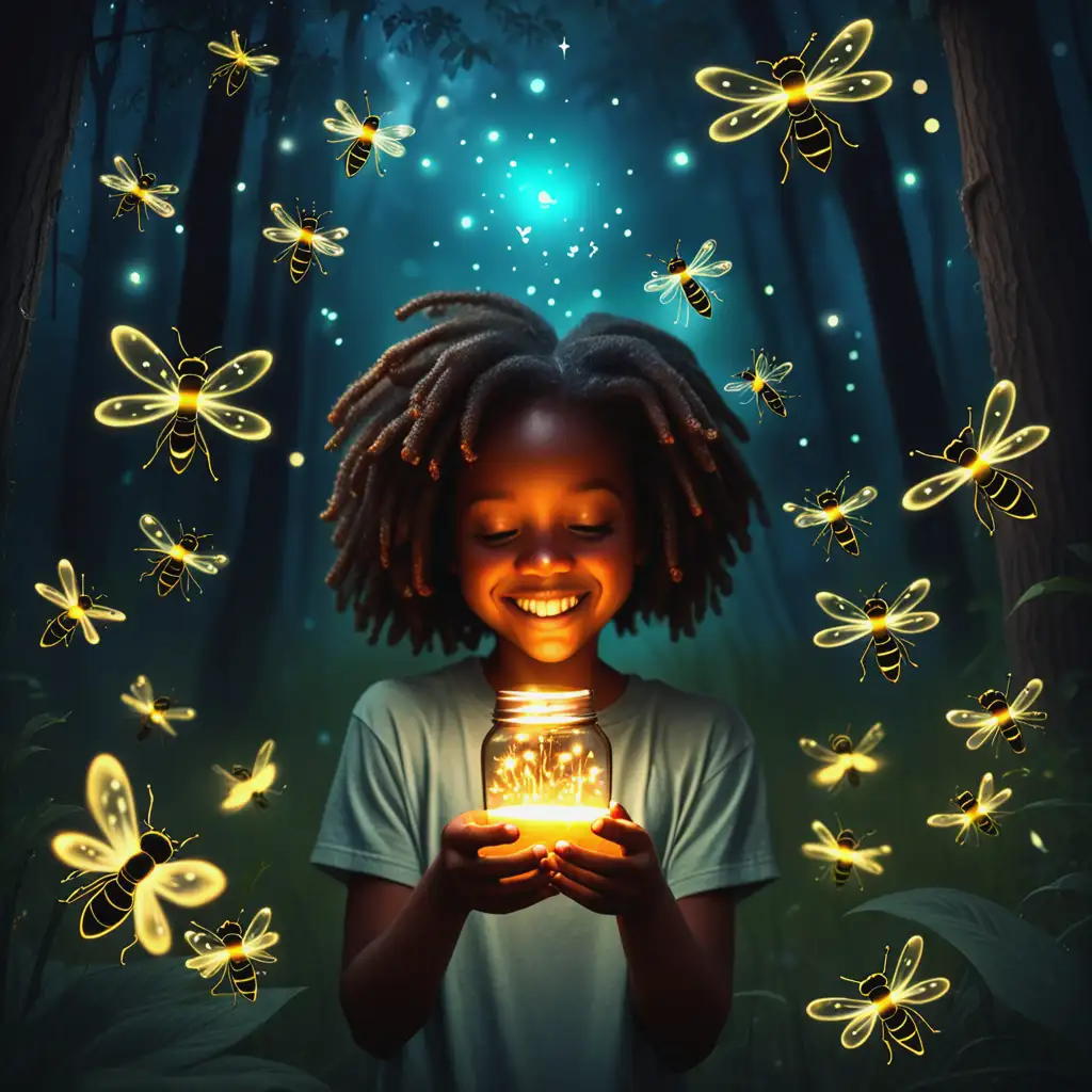 Joyful Celebration with Fireflies at Soul Day