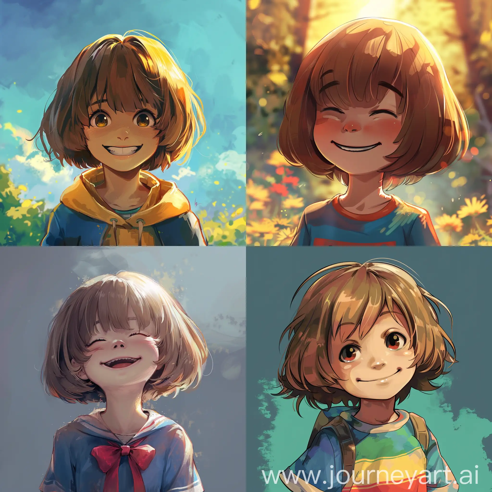 Frisk-from-Undertale-Smiling-in-Anime-Style-Portrait