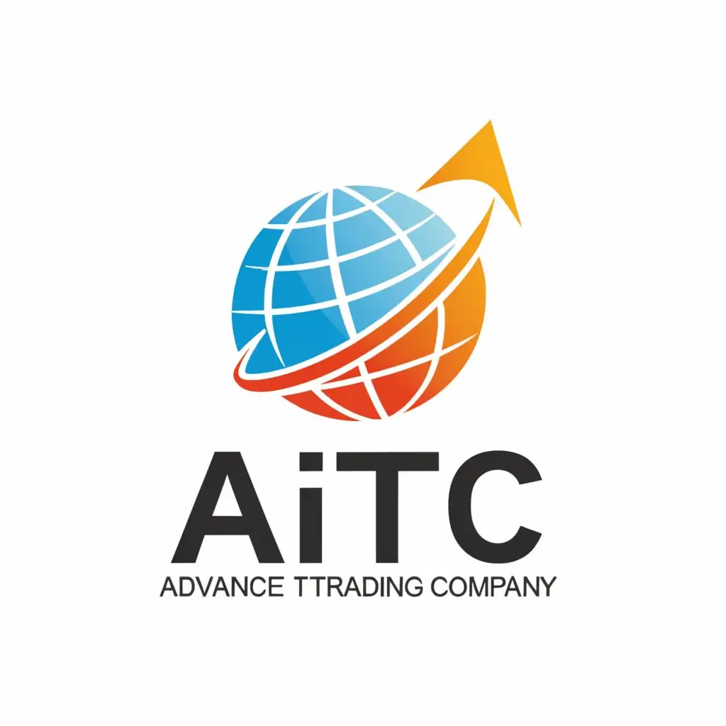 a logo design,with the text "AITC", main symbol:Advanced International Trading Company,Moderate,clear background