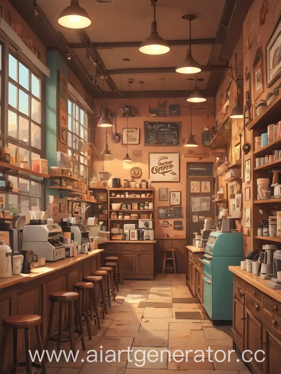 Cozy-Cartoon-Coffee-Shop-Scene