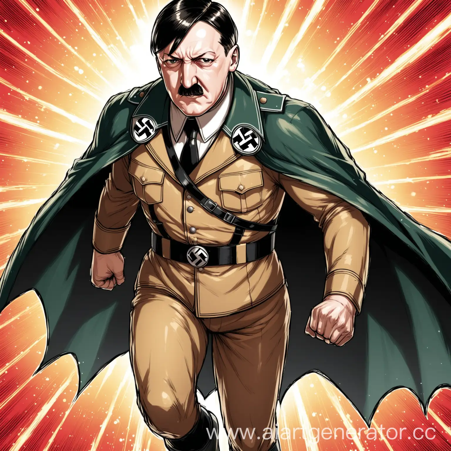 Hitler-as-a-Superhero-Defying-Evil