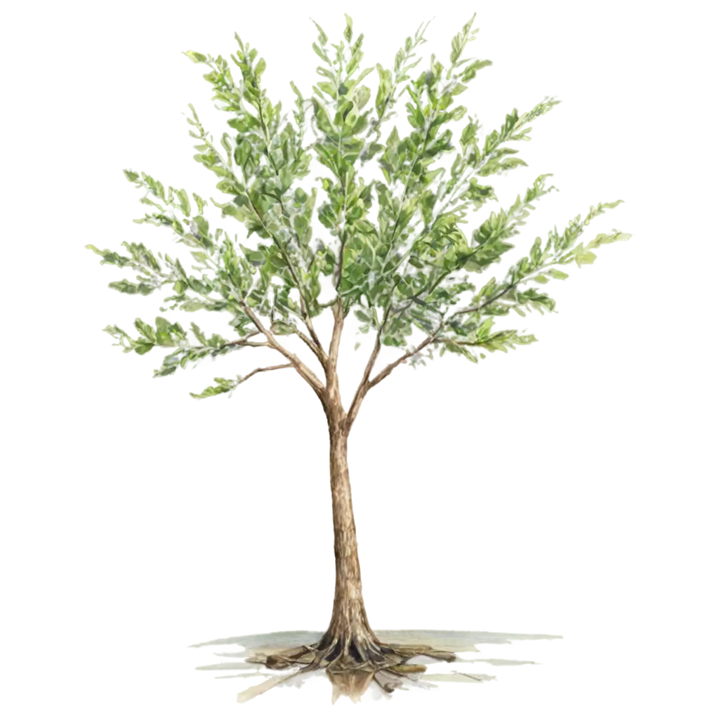 Stunning-PNG-Illustration-Mustard-Tree-Flourishing-by-Streams-of-Water