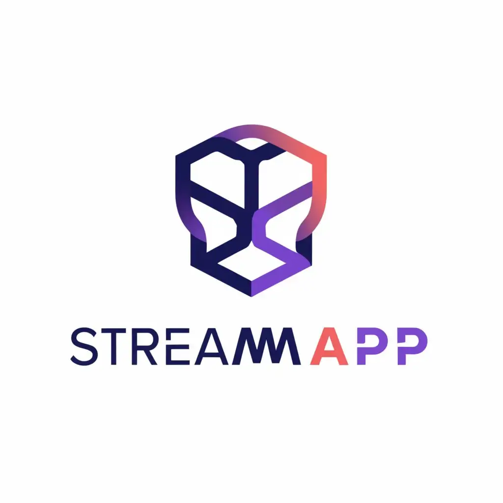 a logo design,with the text "StreamApp", main symbol:mask,Moderate,be used in Technology industry,clear background
