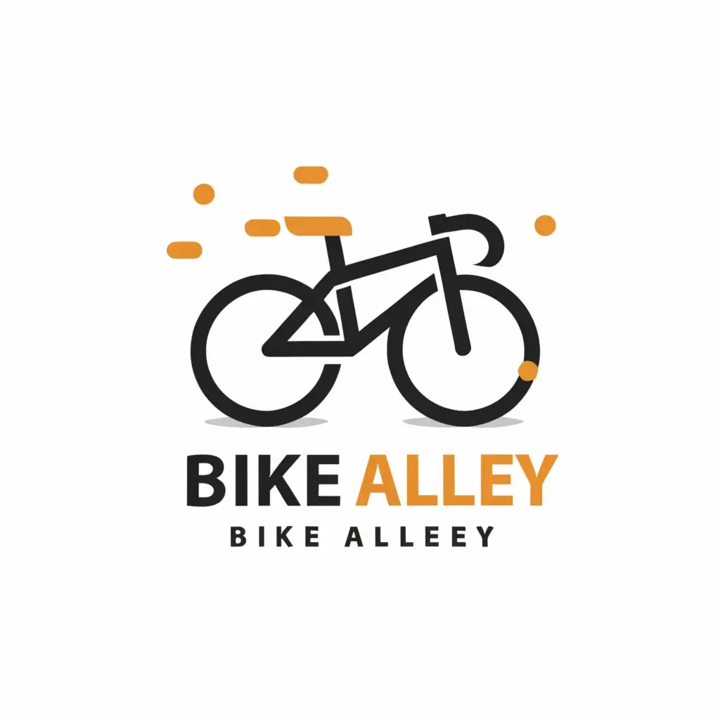a logo design,with the text "Ambika bike alley", main symbol:cycle,Moderate,be used in Retail industry,clear background