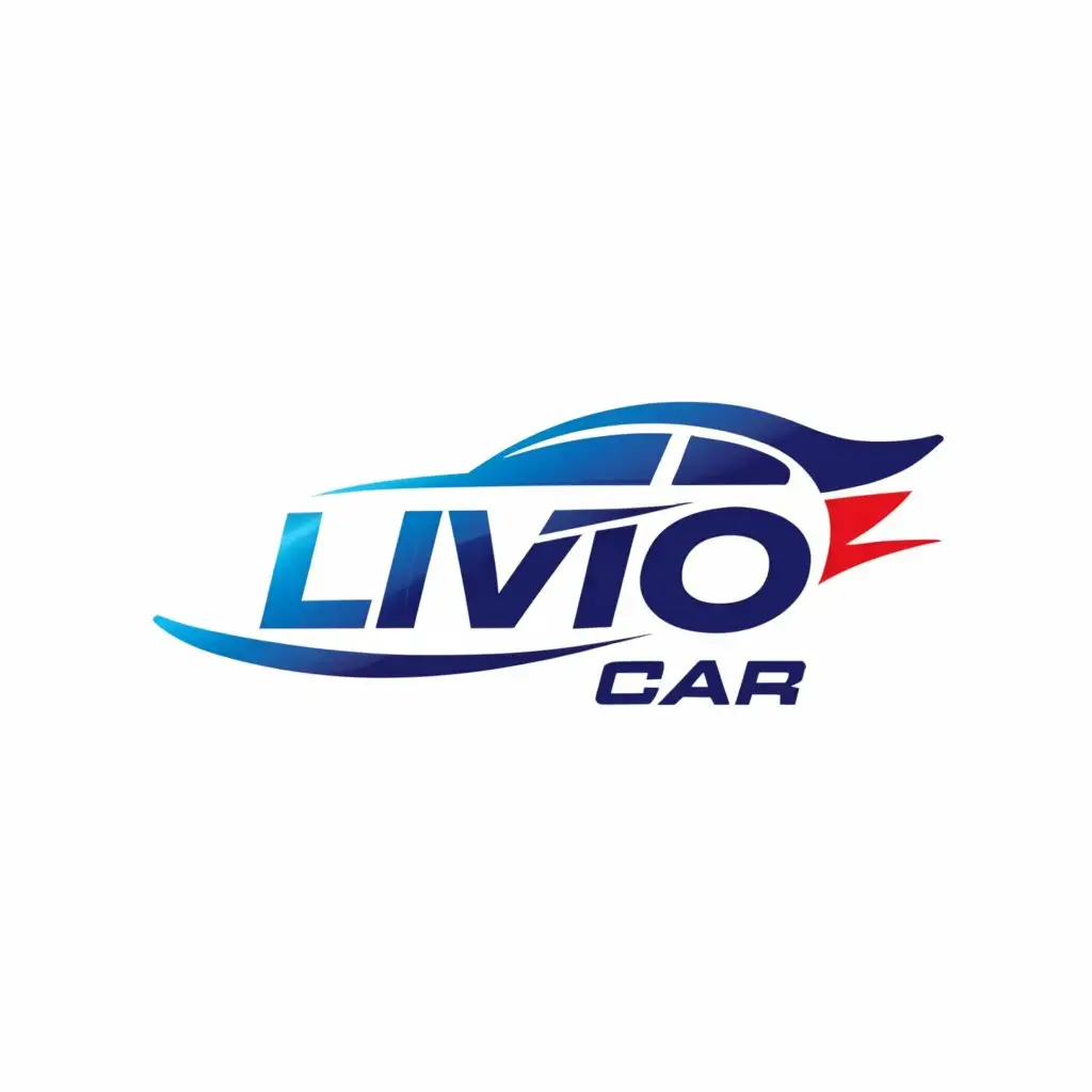 a logo design,with the text "Livio Car", main symbol:cars,Moderate,clear background