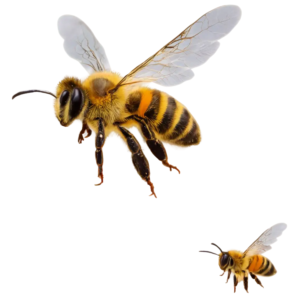 Stunning-PNG-Image-of-a-Flying-Bee-Enhancing-Visual-Appeal-and-Online-Presence