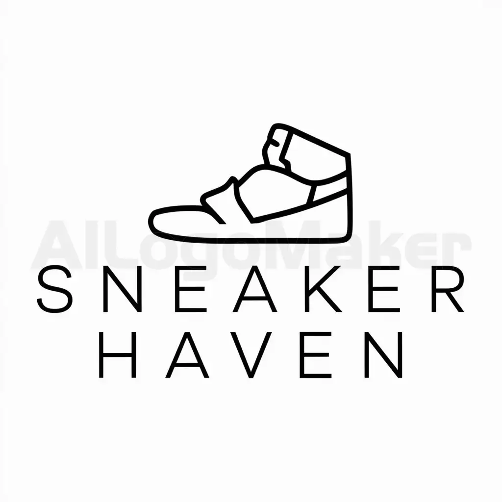 a logo design,with the text "Sneaker Haven", main symbol:s,Minimalistic,clear background