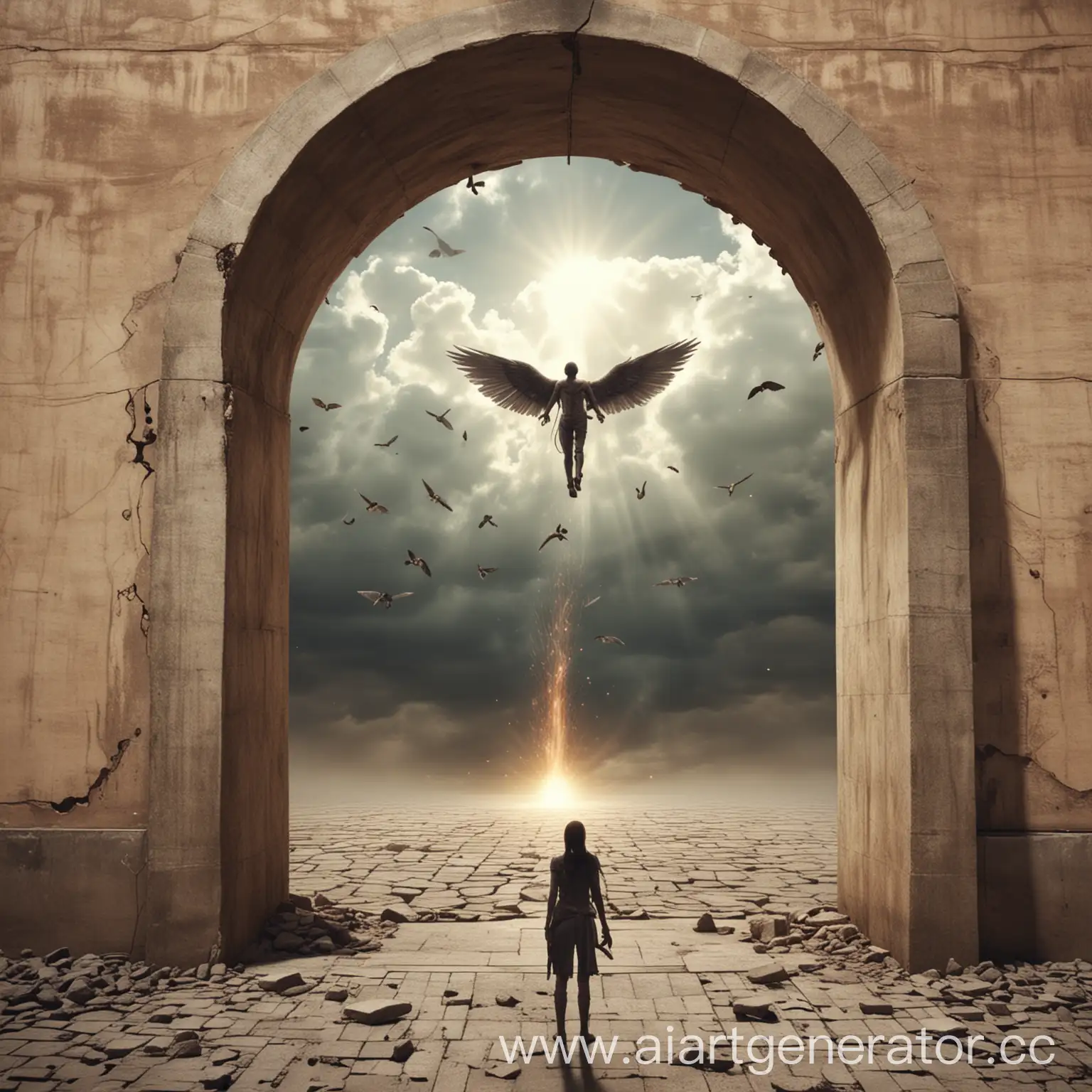 Soul-Ascension-Person-Witnessing-Souls-Exiting-a-Portal