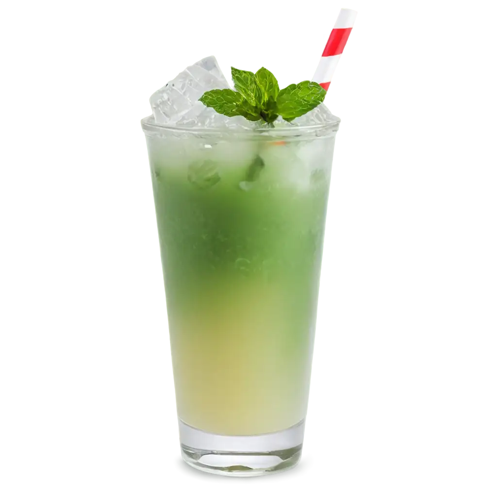Refreshing-Lemon-Juice-with-Mint-Ice-in-Take-Away-Cup-Vibrant-PNG-Image-for-ThirstInducing-Visual-Delight