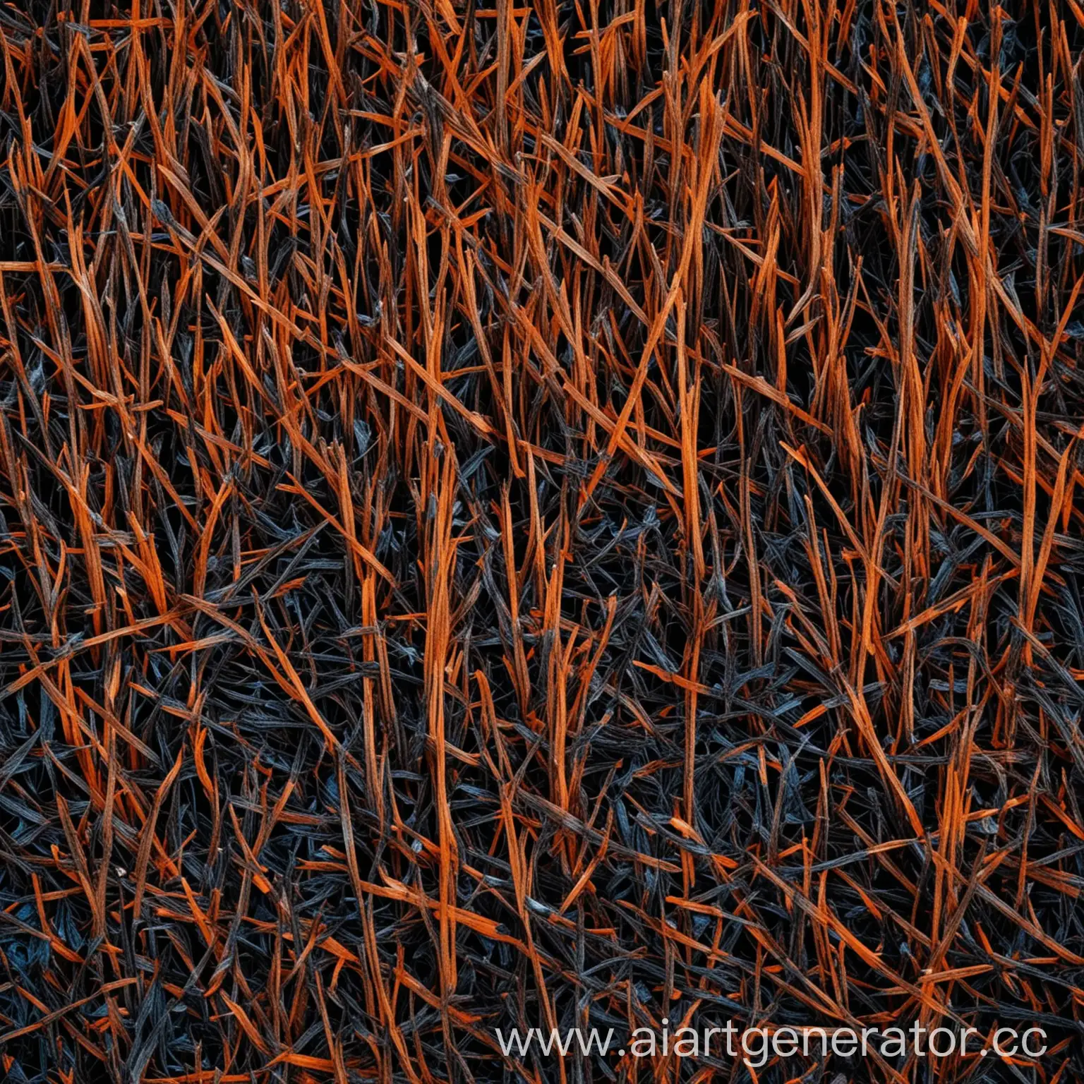 Microscopic-View-of-Burnt-Grass-Blades