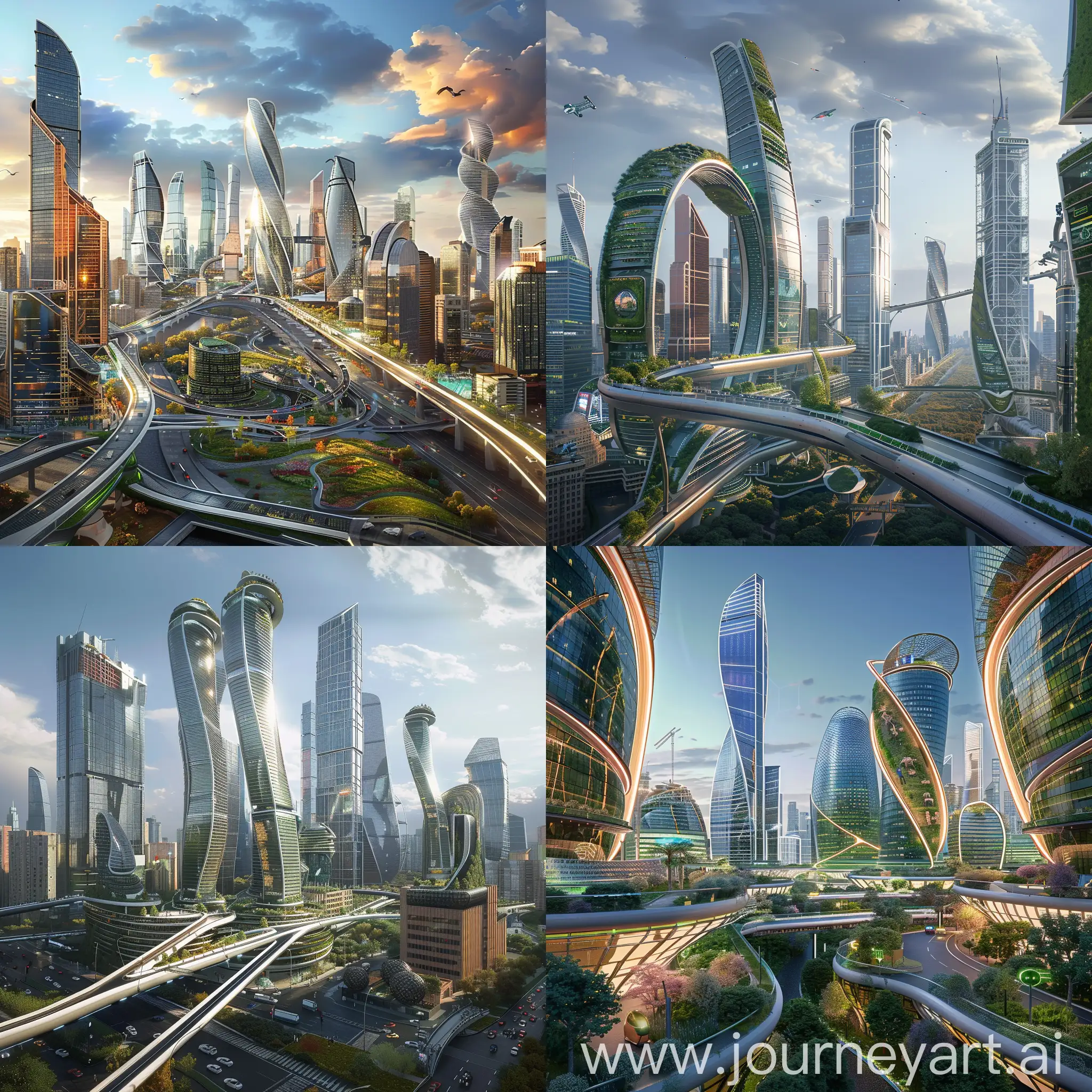 Futuristic Moscow, Biometric Apartments (AI & IoT), Vertical Gardens (Advanced Materials & Nanotechnology), Smart Traffic Management (Quantum Computing & IoT), Educational AR Overlays (AR & Education), Robo-Doctors & Gene Editing Clinics (Robotics & Gene Editing), Hyperloop Transportation (Advanced Materials & Engineering), 3D-Printed Infrastructure (3D Printing & Advanced Materials), Blockchain-Secured Records (Blockchain), VR Concert Halls & Theaters (VR & Entertainment), Nanotech-Powered Self-Cleaning Surfaces (Nanotechnology), Kinetic Skyscrapers (Futurism & AI), Vertical Forests & Biodomes (Advanced Materials & Sustainability), Hyperconnected Skybridges (IoT & Robotics), AR City Overlays (AR & Information Access), Quantum Computing Powered City Grid (Quantum Computing & Sustainability), Modular, 3D-Printed Housing (3D Printing & Advanced Materials), Drone Delivery Network (Robotics & IoT), Nanotech-Coated Public Spaces (Nanotechnology & Sustainability), Blockchain-Secured Public Services (Blockchain), Dynamic Public Art Installations (AI & Robotics), in unreal engine 5 style --stylize 1000