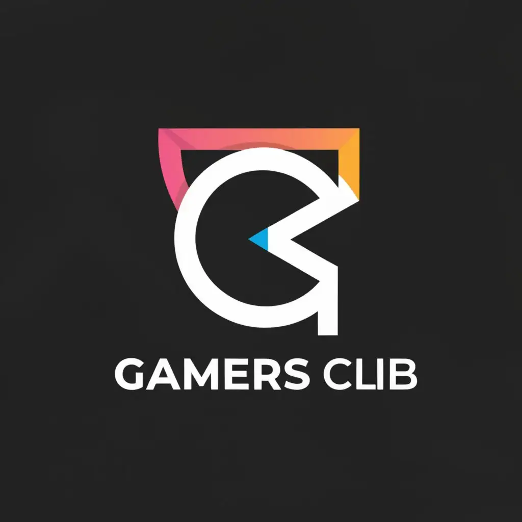 a logo design,with the text "Gamers Club", main symbol:G,complex,be used in Gaming video creator industry,clear background