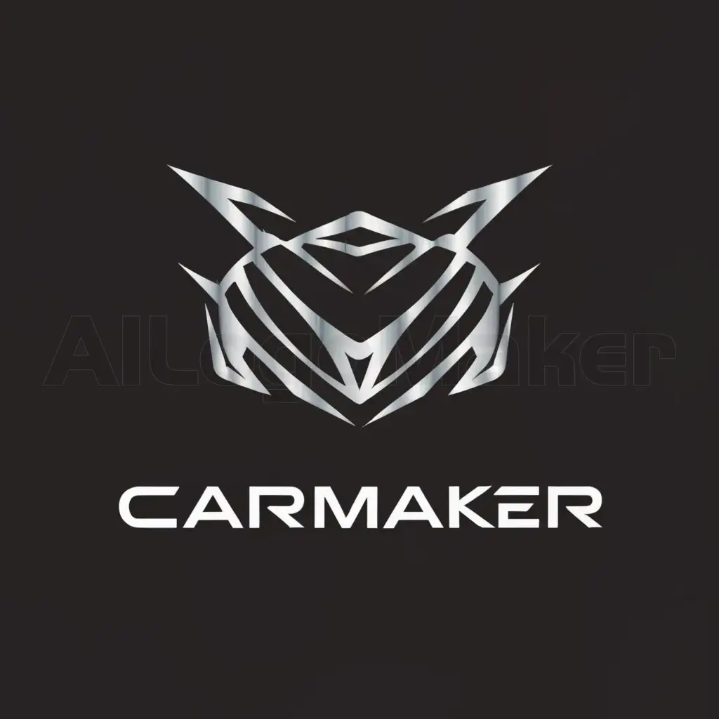 a logo design,with the text "CarMaker", main symbol:Car,complex,be used in Automotive industry,clear background