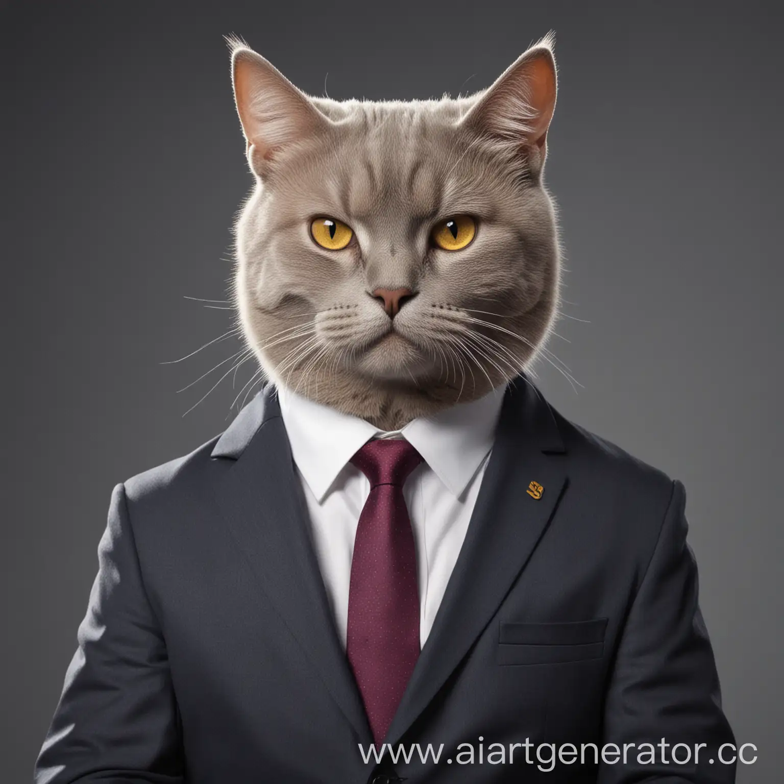 Professional-Cat-in-Business-Attire-with-Sigma-Symbol