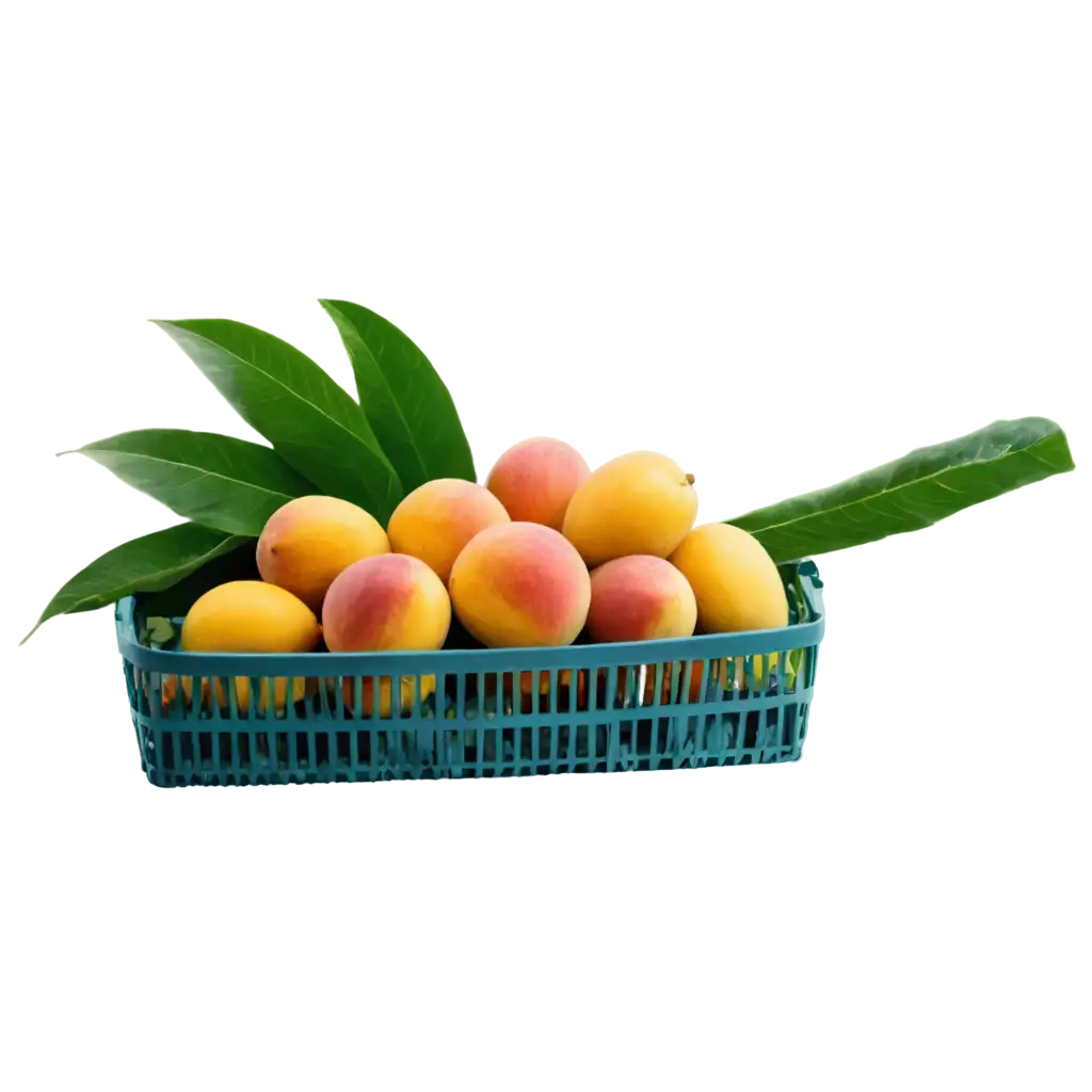 Vibrant-PNG-Image-A-Full-Basket-of-Fresh-Mangoes-to-Brighten-Your-Day
