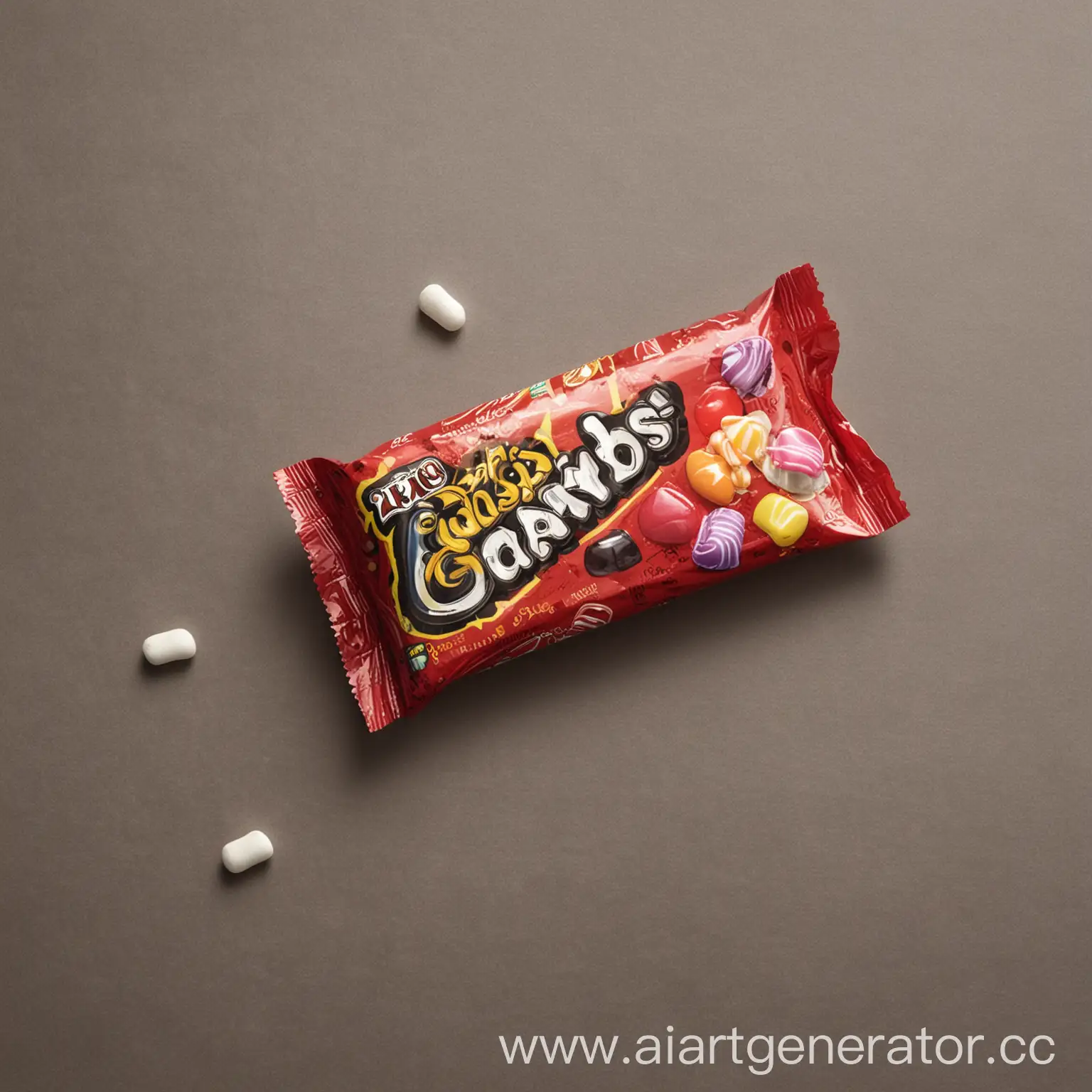 Colorful-Candy-Wrapper-Resting-on-Table-Surface