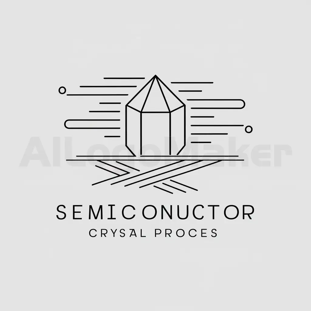 a logo design,with the text "semiconductor device interface elastic hot carrier transport mechanism and its thermal management optimization research", main symbol:Semiconductor crystal pattern: in the center of the logo, use a simplified semiconductor crystal structure to represent the core research object of the project. Heat flow animation: above or around the crystal pattern, add some flowing lines to symbolize the heat transfer process. Interface dividing line: use a horizontal or diagonal dividing line to divide the crystal pattern into two parts, representing the interface between different materials.,Moderate,be used in Technology industry,clear background