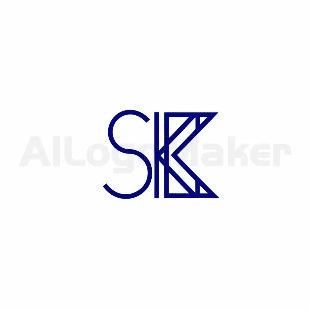 a logo design,with the text "SK", main symbol:SK,complex,be used in Medical Dental industry,clear background