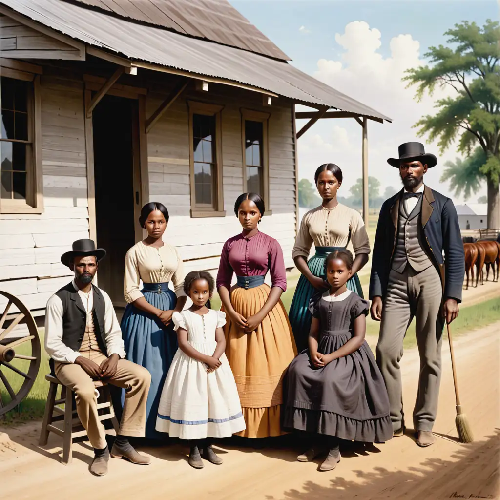 African-American  rural community, 1866