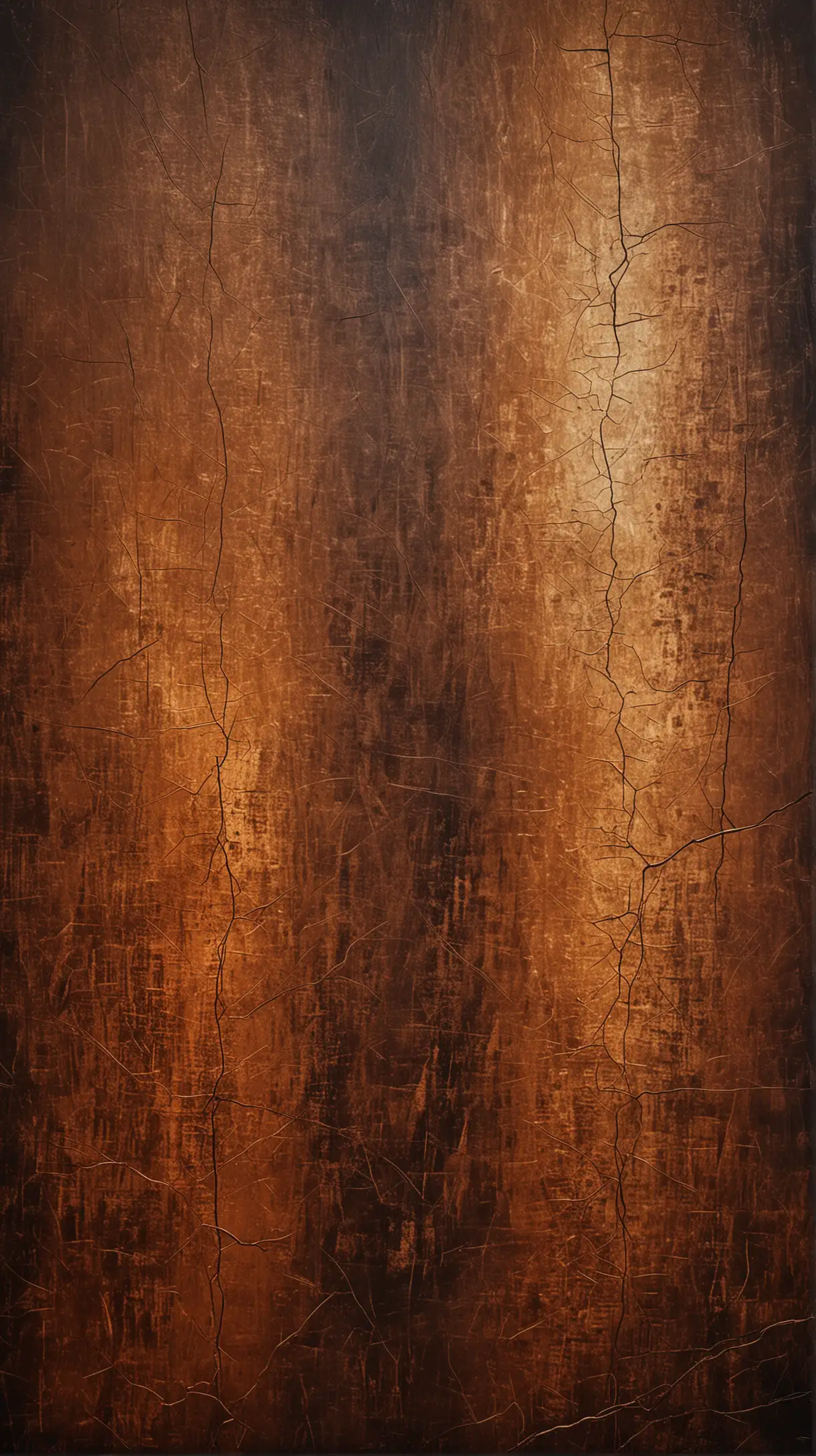 Dark Brown Crackle Texture Oil Paint Artistic Background
