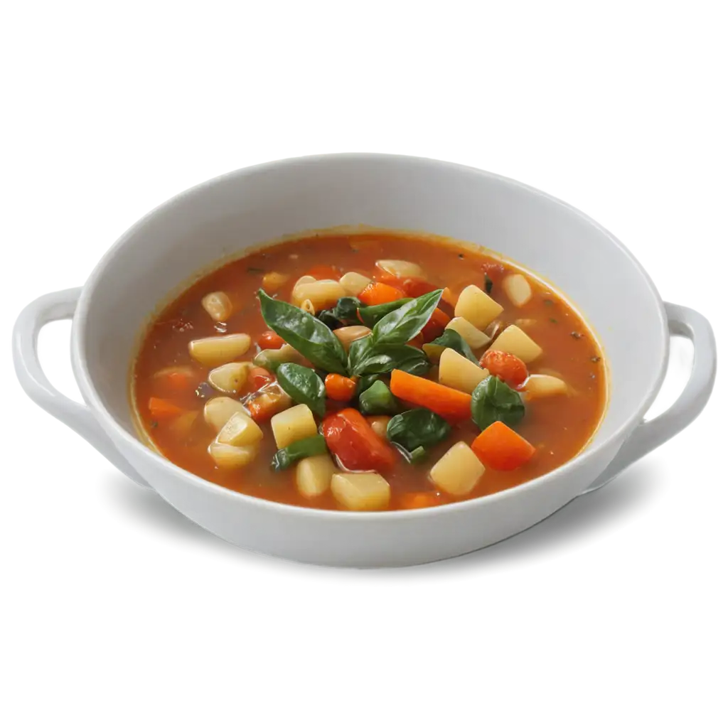 Savor-the-Essence-of-Minestrone-Soup-Exquisite-PNG-Image-Illustration