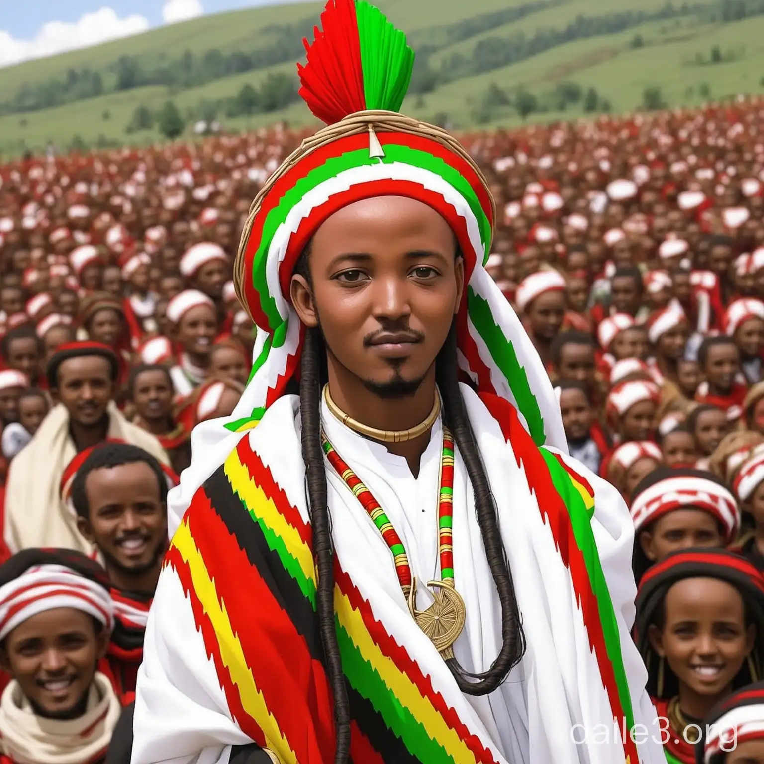 Celebrated Figure of the Oromo Community | Dalle3 AI