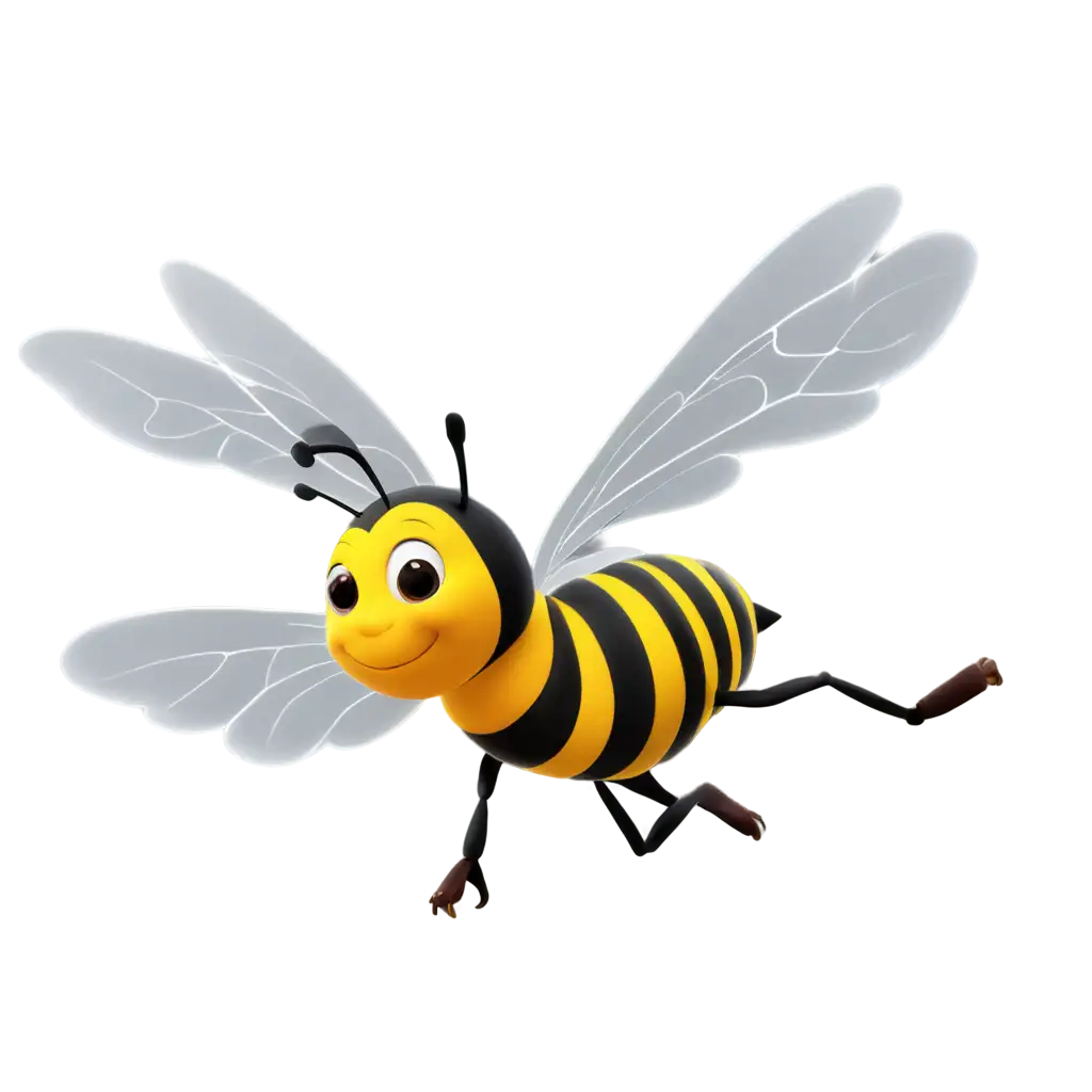 Adorable-Flying-Bee-PNG-Captivating-Illustration-for-Web-and-Print