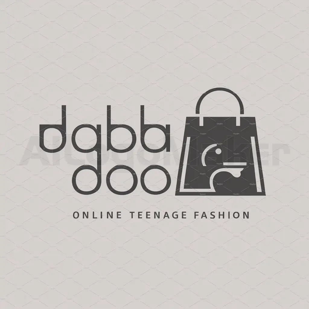 LOGO-Design-For-Dabba-Doo-Friendly-Dinosaur-Shopping-Bag-Fusion