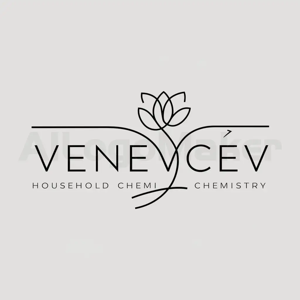 LOGO-Design-For-VENEVCEV-Minimalistic-Text-for-Cosmetics-and-Household-Chemistry