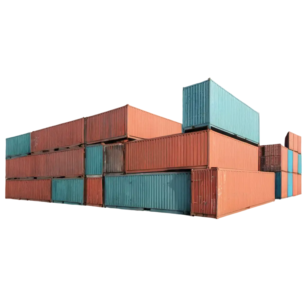 High-Precision-4K-PNG-Image-Container-Stacking-at-the-Port