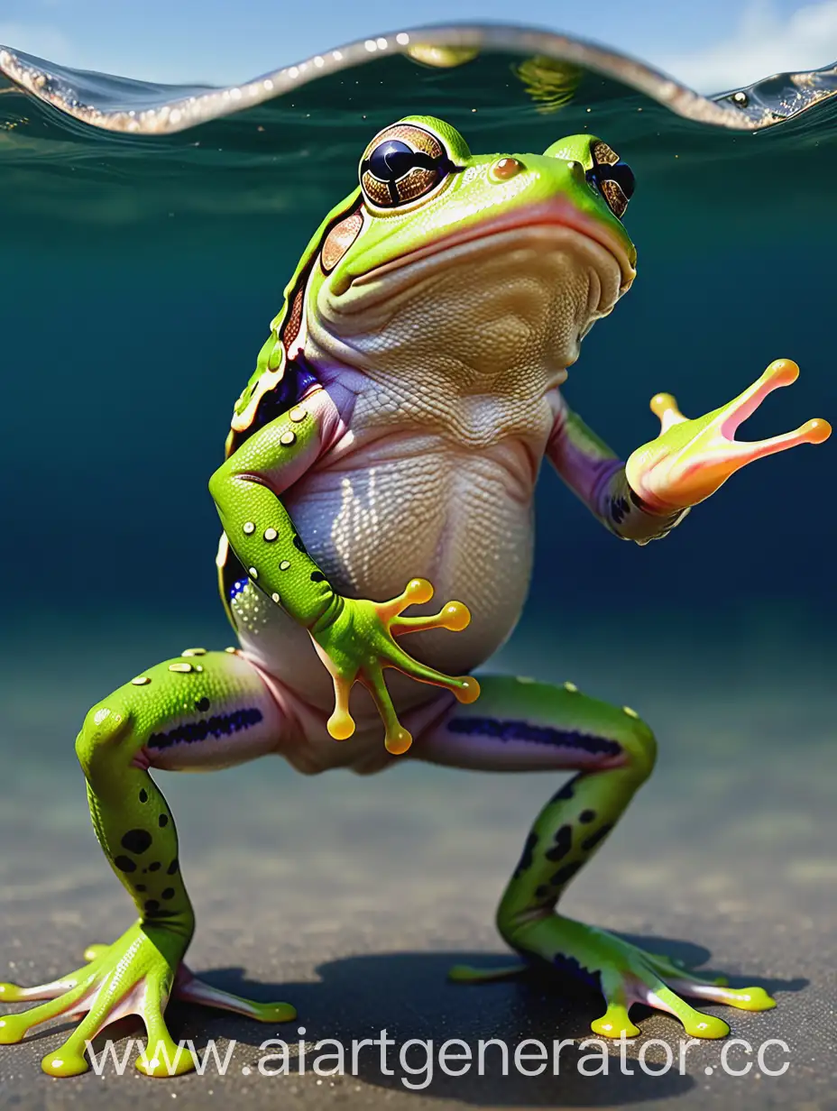 ocean frog froggy meme