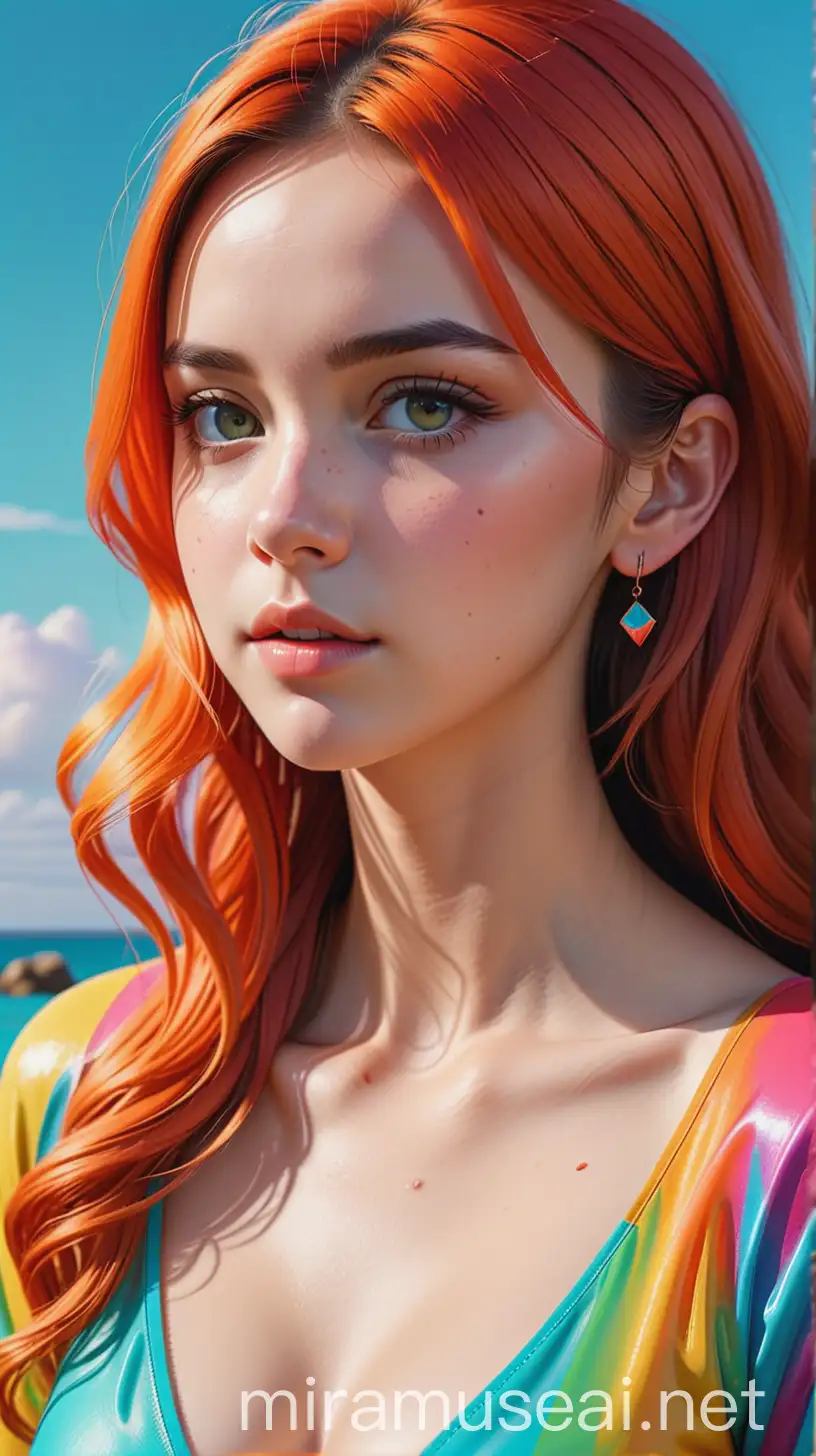 Vibrant Realistic 8K Art Richly Detailed Masterpiece Bursting with Color