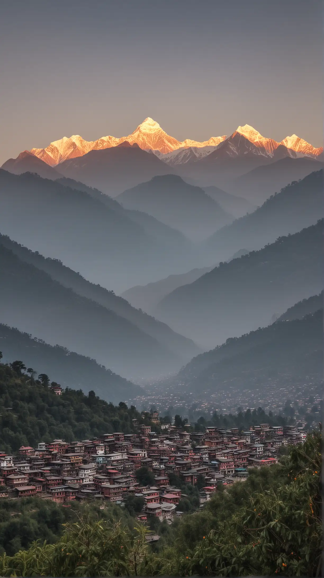 Breathtaking Nepal Landscape Majestic Peaks and Serene Valleys