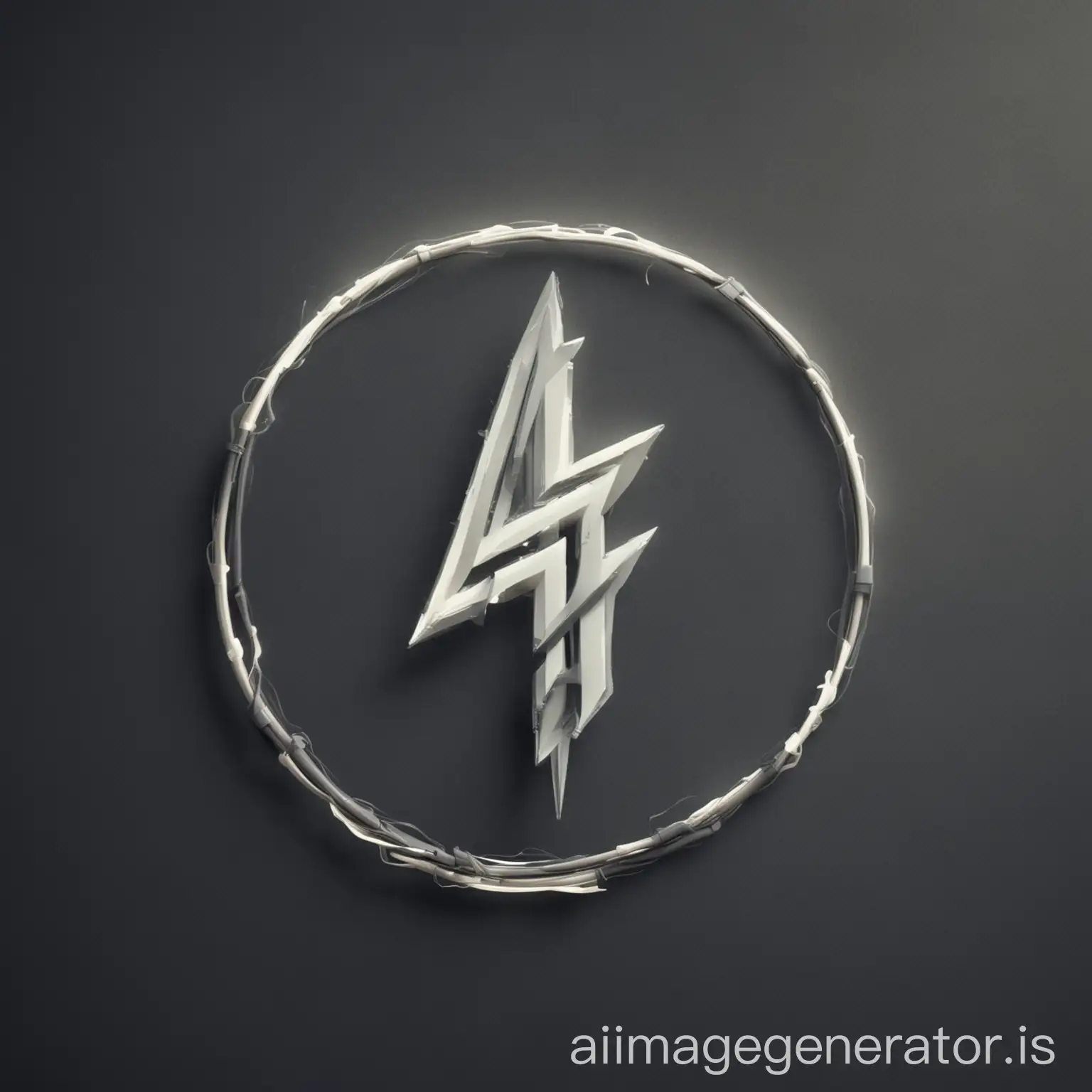 Vibrant-Electric-Company-Logo-with-Dynamic-Lightning-Bolt