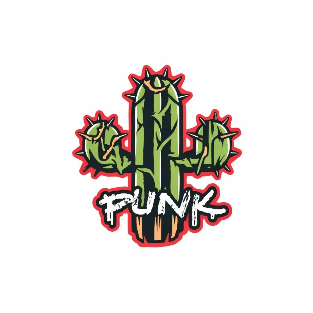 a logo design,with the text "Punk", main symbol:Arizona RP,Moderate,be used in Entertainment industry,clear background