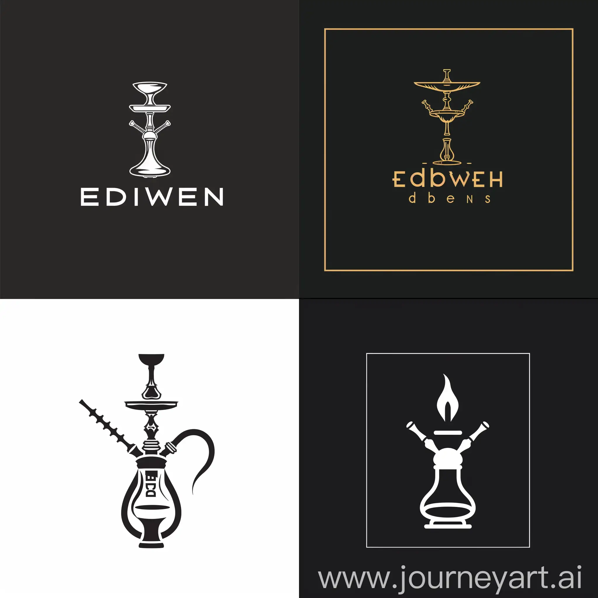 Edison-Hookah-Lounge-Bar-Logo-Design