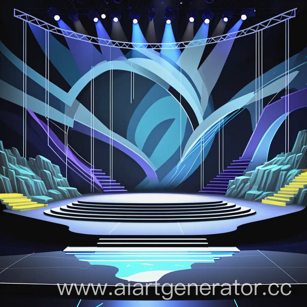 Colorful-Stage-Design-for-Streaming-Events