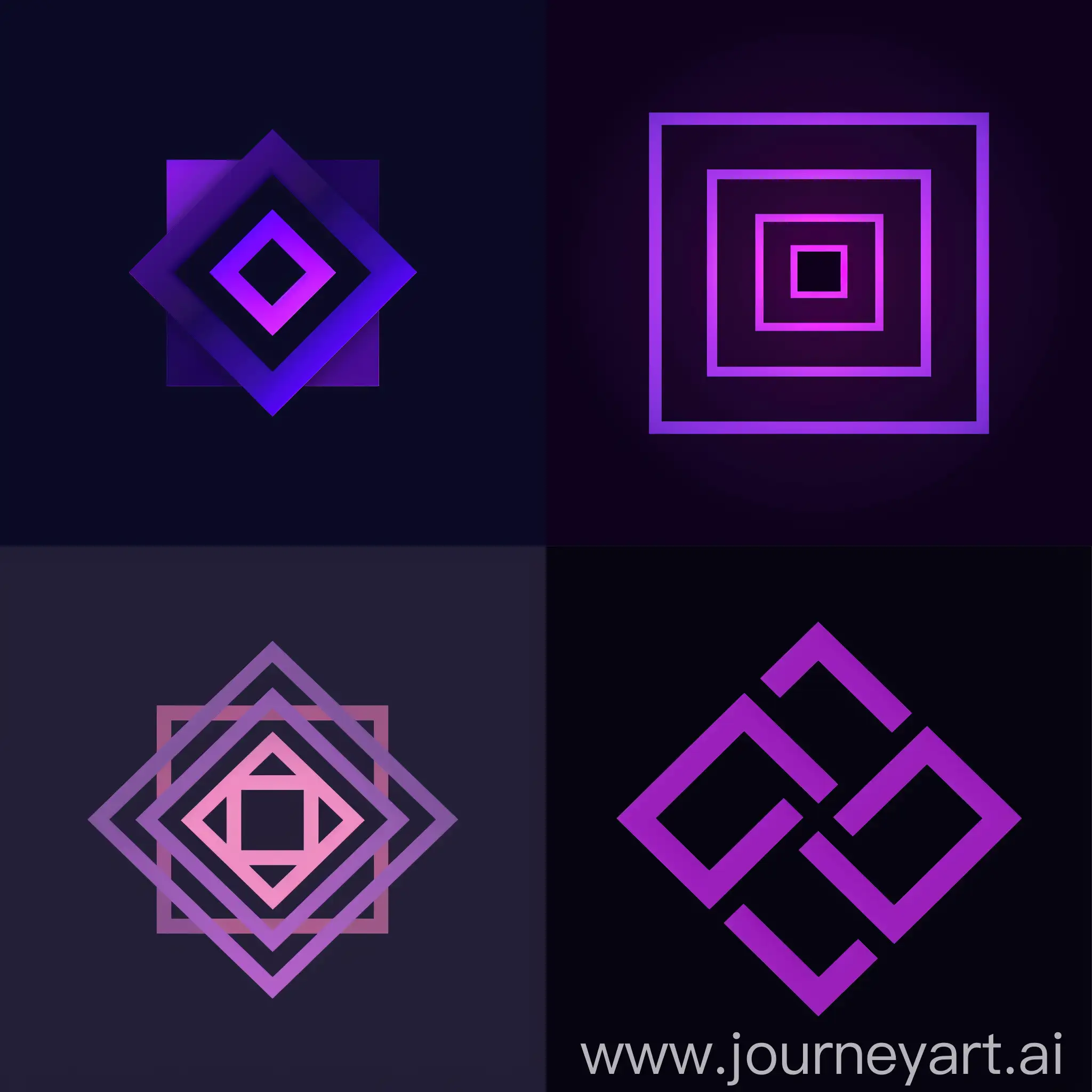 Minimalistic-Purple-Square-Secret-Society-Logo