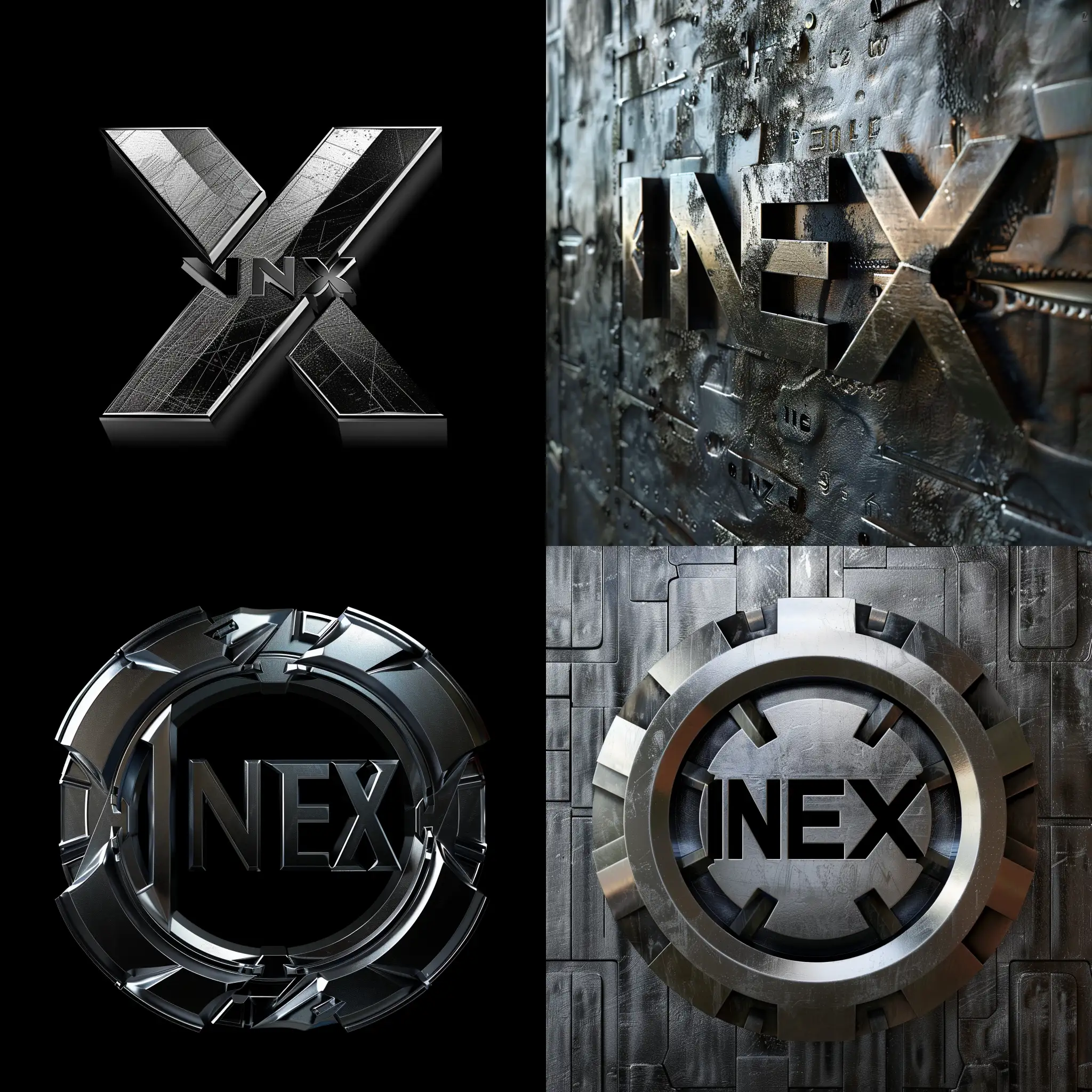 3 d Logo for INEX metal