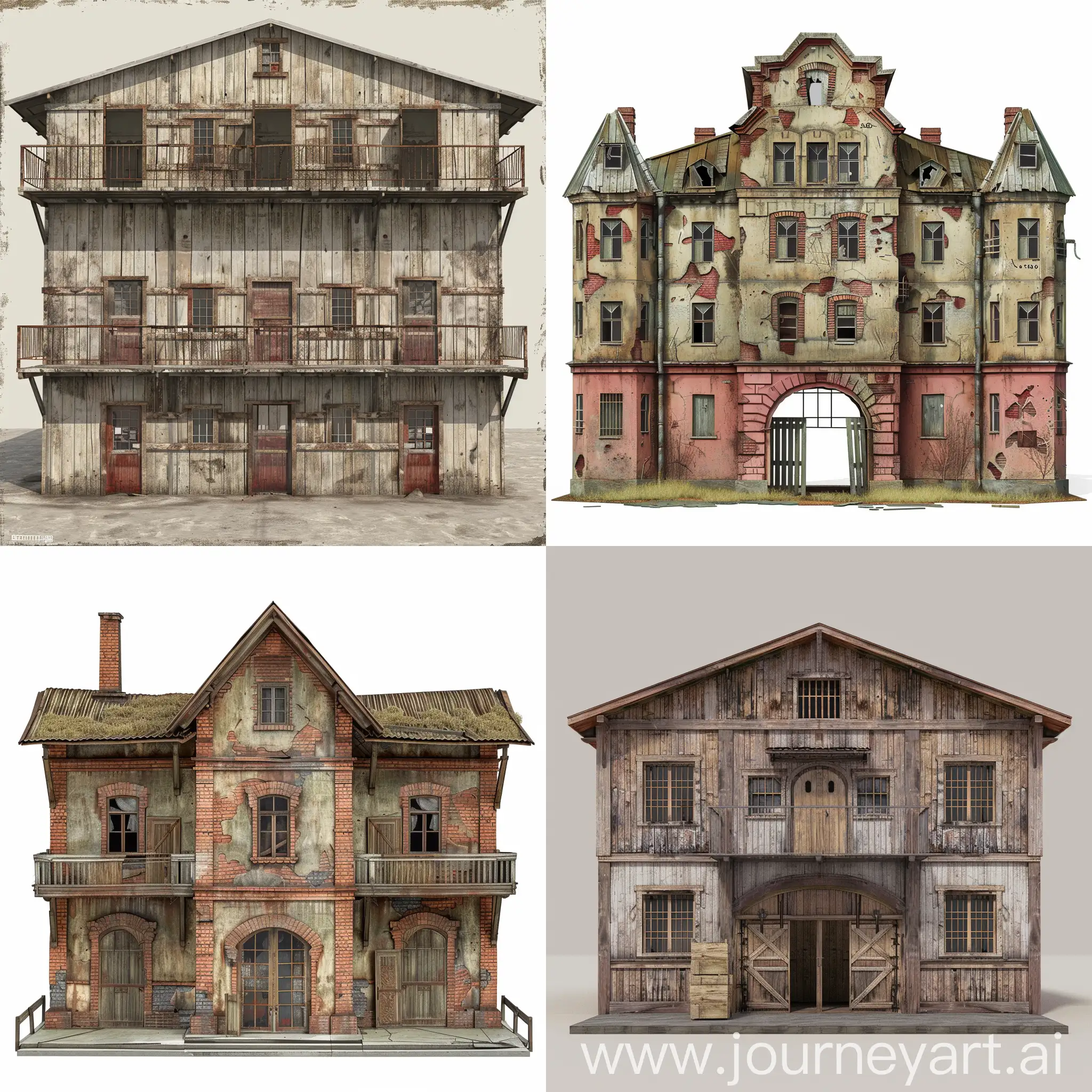Russian-Orthographic-Front-View-Barracks-in-V6-Style